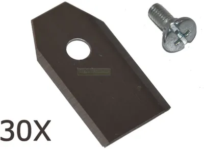 Produktbild von 30 X 3,5 CM Edelstahl Messer für Yard Force SC600ECO / MowBest 400 Mähroboter