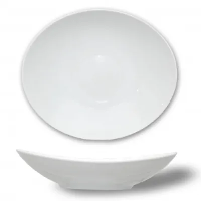 Produktbild von Thun 1794 Ovale Kompottschale, Tschechisches Porzellan, Loos, weiß, 27 cm, Thun