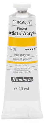 Produktbild von Schmincke PRIMAcryl Professional Acrylfarbe 60 ml - 209 Brillantgelb