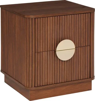 Produktbild von Nachttisch wany braun 45x40cm  - Atmosphera créateur d'intérieur