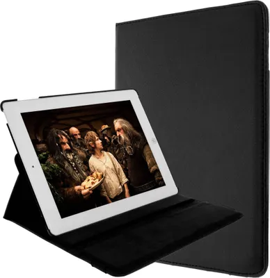 Obrázek produktu pro Flipový kryt pro Apple iPad 2, 3 a 4 s funkcí stojánku - černý