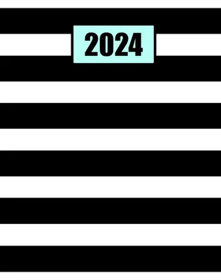 Zdjęcie produktu dla Planer pionowy na rok 2024 z zakładkami do planowania budżetu