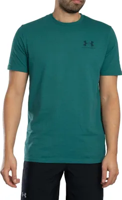 Produktbild von Under Armour Logo-T-Shirt für die linke Brust, Grün L