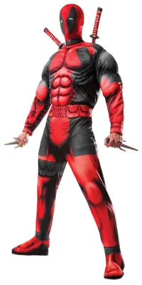 Produktbild von Rubies Deadpool Luxus Herrenkostüm  S  S