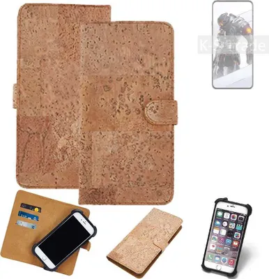 Produktbild von K-S-Trade Hülle kompatibel mit nubia Red Magic 7S Pro  Kork Handyhülle Cover  Schutzhülle TPU Case Bumper in Hellbraun, (1x)