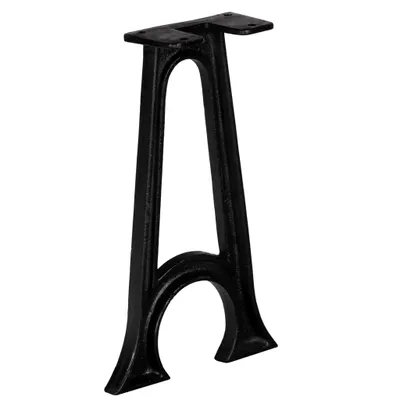 Immagine prodotto di Gambe per Panca 2 pz con Base ad Arco a Forma di A in Ghisa