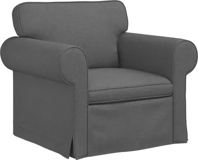Produktbild von vidaXL Sofa Dunkelgrau 95 x 82 x 80 cm Stoff