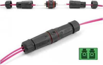 Image de Coupleur réseau Delock - Fibre monomode LC/APC (W)