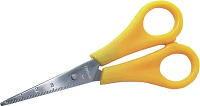 Produktbild von Bastelschere spitz 13 cm farbig sortiert Packung mit 12 Stück