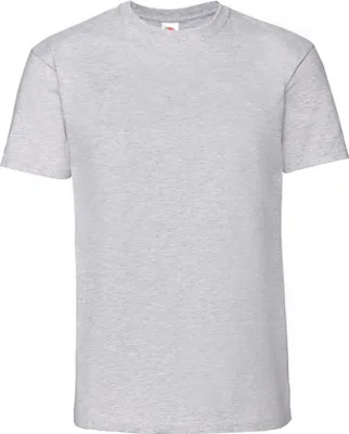 Produktbild von Fruit of the Loom - "Iconic 195 Premium" T-Shirt für Herren BC5682 (M) (Grau meliert)