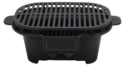 Produktbild von Tragbarer Hibachi-Grill für den Außenbereich, Grill aus Gusseisen