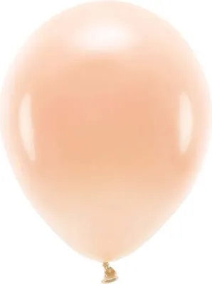 Produktbild von 100 Eco Pastell Ballons Peach 30cm