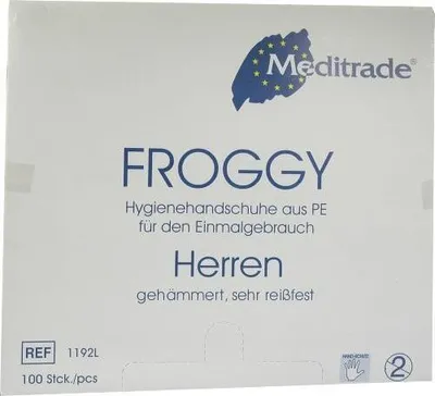 Obrázek produktu pro Rukavice na jedno použití polyethylenové pánské 100 ks