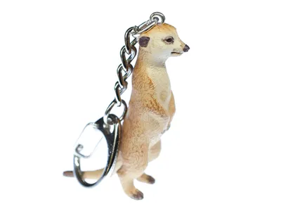 Produktbild von Erdmännchen Schlüsselanhänger Miniblings Anhänger Schlüsselring Präriehund 5cm