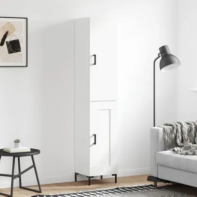 Imagen del producto de vidaXL Estantería alta, blanca, 34,5 x 34 x 180 cm, fabricada en material de madera