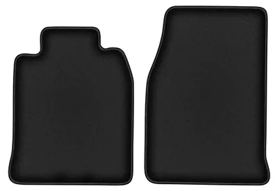 Produktbild von Velours-Fußmatten Vorne für Porsche 968 1976-1988 (Coupé) – 2-tlg, Schwarz, passgenau – Wielganizator DURBAN