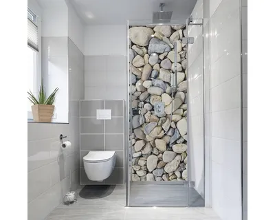 Obrázek produktu pro Samolepící PVC tapeta do koupelny mySPOTTI fresh Kieselsteine 100x255 cm