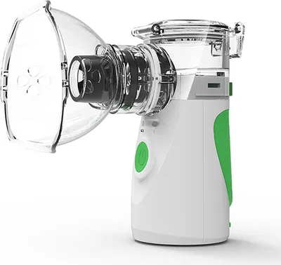 Produktbild von AIORBER tragbare Inhalator,geräuscharmer Modus, 2 Modi, für Kinder & Erwachsene, Tragbarer Handvernebler Machine, Handheld Nebelgerät,Grün