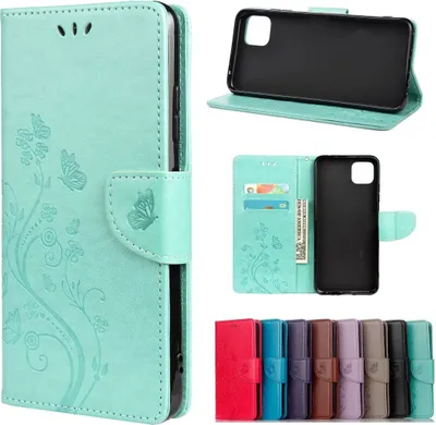 Produktbild von König Design Hülle kompatibel mit Samsung Galaxy A22 5G Kunstleder Handyhülle - Handy Case Grün