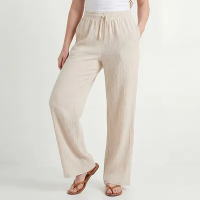 Produktbild von Sommerhose weites Bein Schlupfhose Gummibund 36 38 40 42 44 Damen