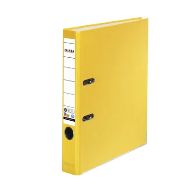 Produktbild von Falken Ordner Recycolor 11286333 DIN A4 50mm Papier gelb