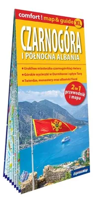 Zdjęcie produktu dla Comfort! map&guide Czarnogóra i Północna Albania - przewodnik turystyczny