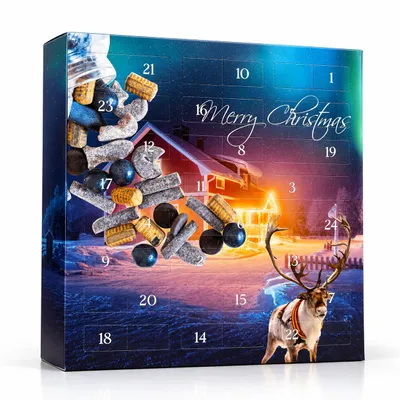 Produktbild von C&T Lakritz Adventskalender 2026 mit 24 süßen & salzigen Lakritzsorten