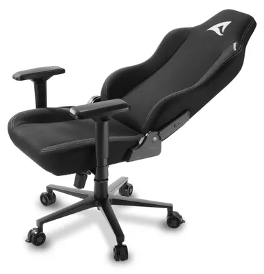 Produktbild von Sharkoon SKILLER SGS40 Fabric, Gepolsterter Sitz, Gepolsterte Rückenlehne, Schwarz, Schwarz, Stoff, Schaum, Stoff, Schaum