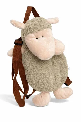 Produktbild von Schaf Kuscheltier Rucksack 33 cm Plüschtier Stofftier mit Rucksackfunktion Weiches Schaf Geschenk für Kinder