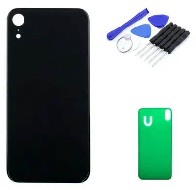 Produktbild von iPhone XR Backcover Ersatzteil Reparatur-Set inklusive Kleber und Werkzeug für den Austausch