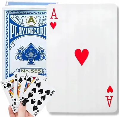 Produktbild von Spielkartenset Kunststoff beschichtet Poker 54 Karten