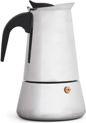 Immagine prodotto di Macchina da caffè italiana Kinvara S12AA-4T Acciaio nero argentato 4 Kopper