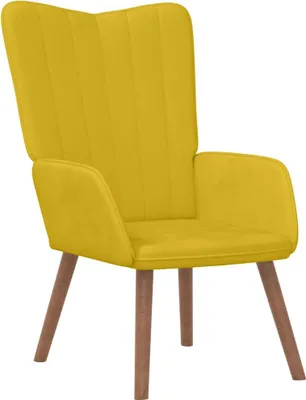 Obrázok produktu pre vidaXL Relaxačné kreslo Mustard Yellow Velvet