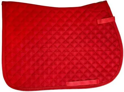 Zdjęcie produktu dla Marjoman Distribucion Straight Padded Satteldecken Rot Pony Rot Pony