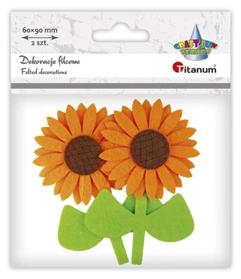 Zdjęcie produktu dla Kwiaty Filc A`2Cm Pom Wfb-006
