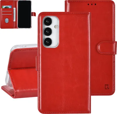 Produktbild von UNIQ Accessory Galaxy S23 FE Book Case hoesje Pasjeshouder - Red