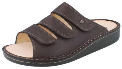 Produktbild von Finn Comfort Korfu Grass darkbrown Pantolette Braun : 45