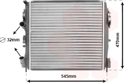 Image de radiateur 1.5DCi (±AC) [461*470*34] 43002325