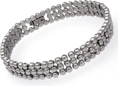 Produktbild von Dreireihiges Kugelarmband aus Edelstahl B5002
