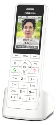 Produktbild von AVM FRITZ!Fon X6 White DECT-Komforttelefon (hochwertiges Farbdisplay, HD-Telefonie, Full-Duplex-Freisprechen, Steuerung FRITZ!Box-Funktionen), weiß