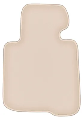 Produktbild von DURBAN Beige Velours-Fahrerfußmatte für BMW 4 F36 Gran Coupé (2014-)