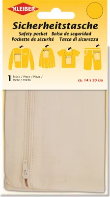 Immagine prodotto di KLEIBER 80186 Borsa di sicurezza KLEIBER, 140 x 200 mm, ecru