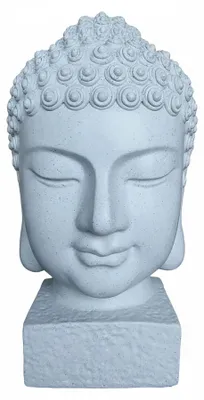 Produktbild von Buddha-Kopf-Skulptur, 70 cm, wetterfestes Polyresin