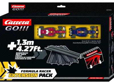 Produktbild von CARRERA GO!!! Rennstrecke und Auto-Erweiterungsset – Erweiterungsset 2 – 2 Formel-1-Autos – Maßstab 1:43 – Ab 6 Jahren