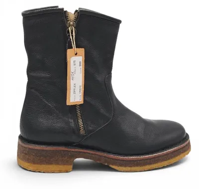 Productafbeelding van ASTORFLEX EY798 - Zwarte leren dameslaarsjes