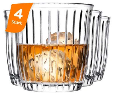 Produktbild von Pasabahce Joy Whiskyglas 520134, 280 ml, 4er SET