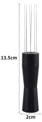Espresso-Kaffeerührer, WDT-Nadelverteiler, 13,5 cm, schwarz