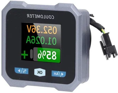 Immagine prodotto di Monitoraggio batterie impermeabile 400 A, 10 V-100 V - Misuratore di tensione, corrente e capacità per camper, auto e barche