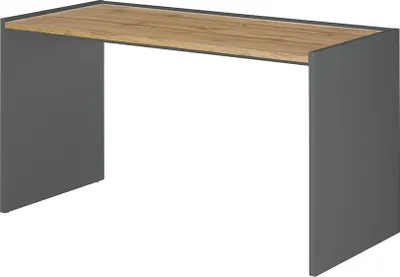 Produktbild von Schreibtisch, anthrazit mit Eiche, CRISP-61