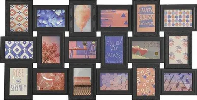 Produktbild von Henzo Trendy Gallery Bilderrahmen 10x15 cm Schwarz